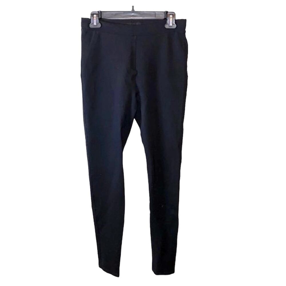 BETABRAND Black Skinny Stretch Pants Medium Comfortable Workwear
